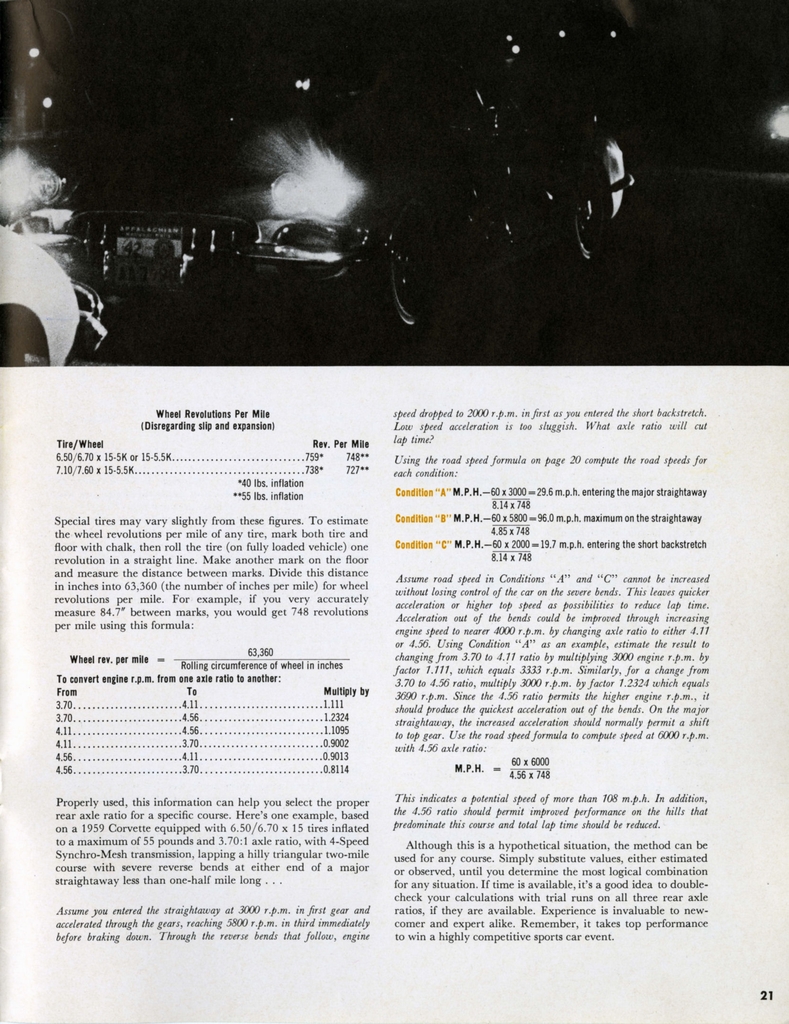1959 Corvette Equipment Guide Page 5